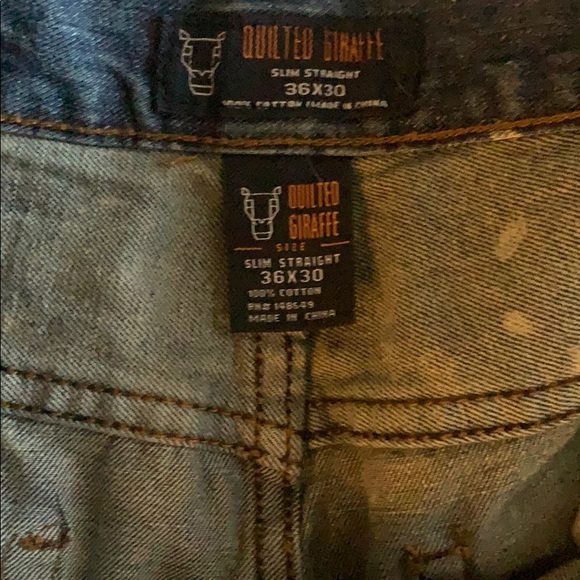 Distressed paint splattered jeans - Picture 8 of 8